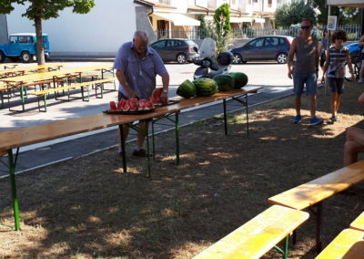 L'anguria per i partecipanti della caccia al Tesoro di domenica.